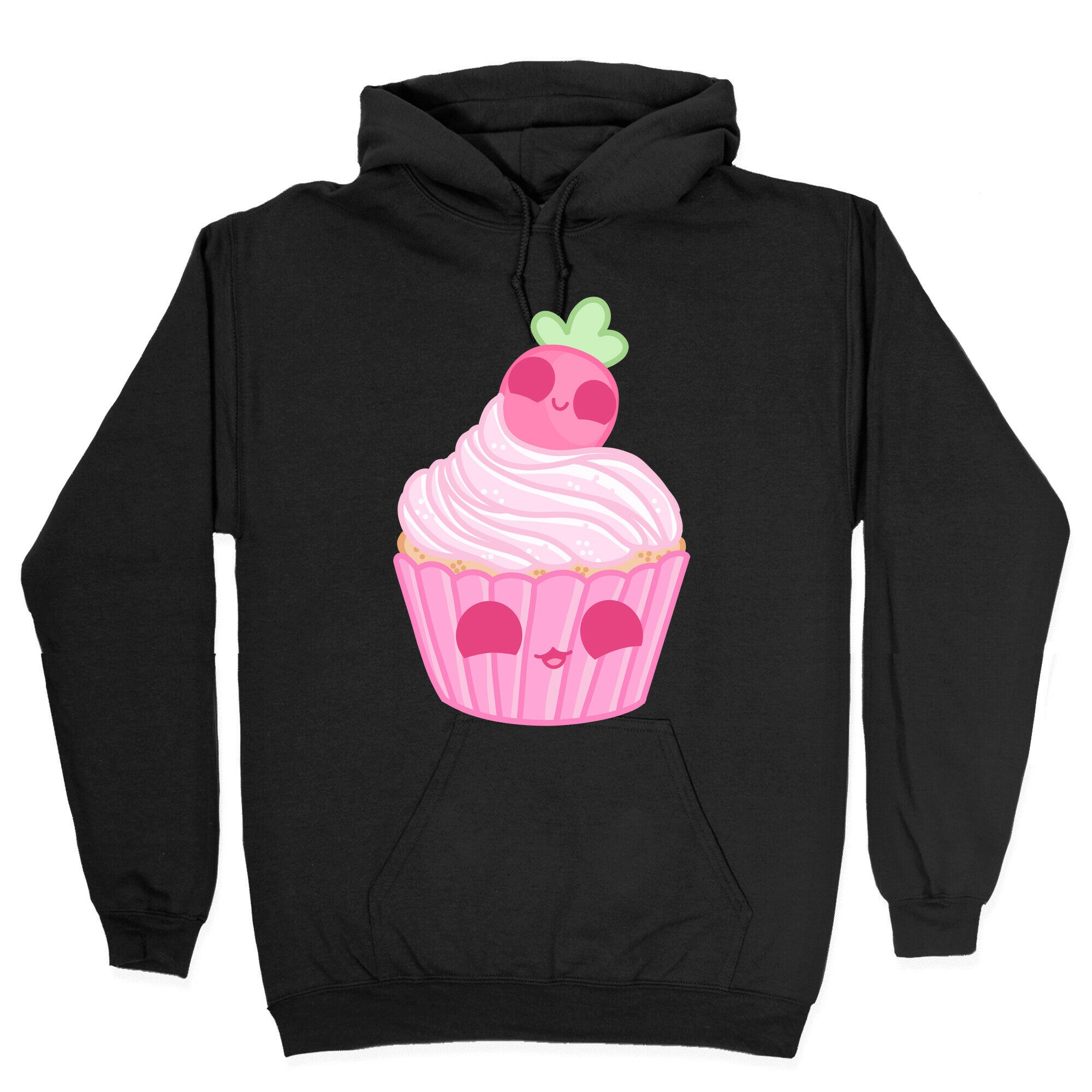 Kawaii Strawberry Cupcake Hoodie